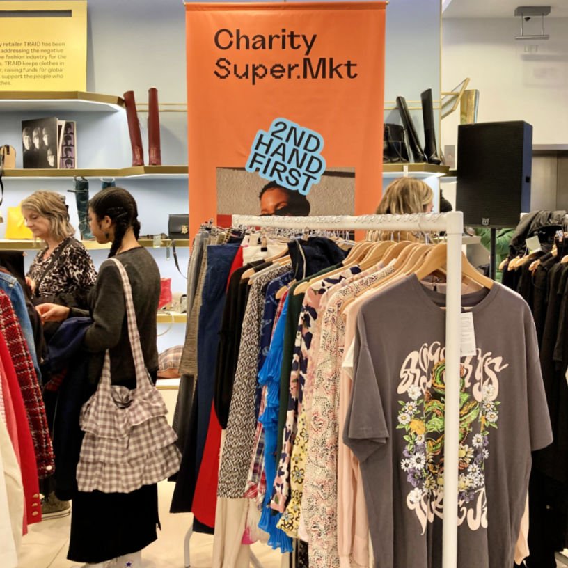 Charity Super.Mkt Fenwick pop up store on Bond Street