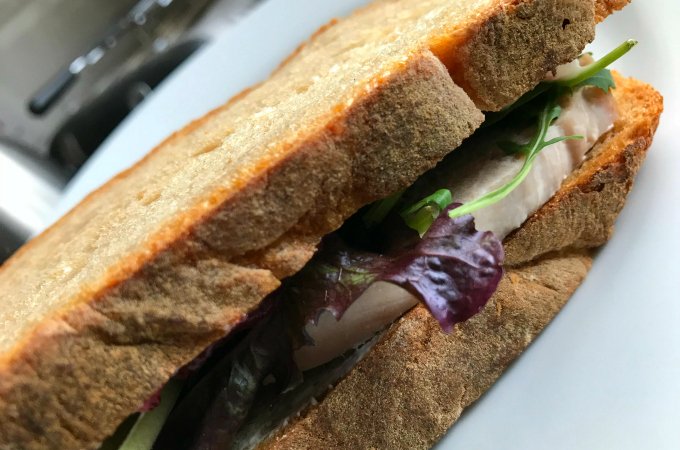 Christmas leftover recipes turkey and cranberry mayo sandwich