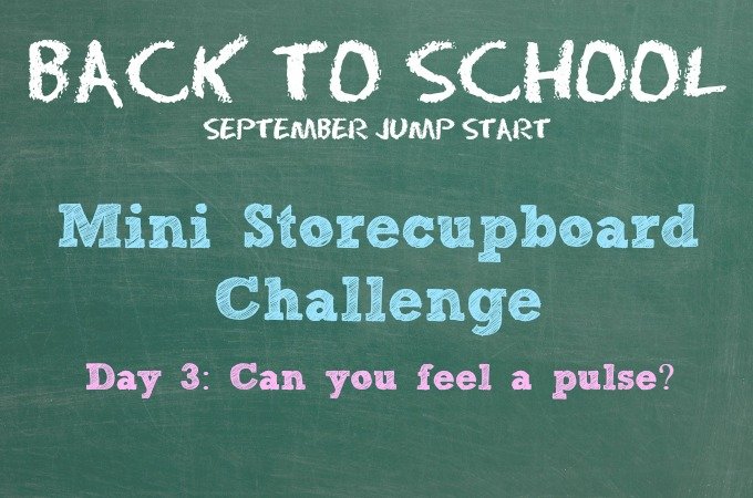 jump start mini storecupboard challenge day 3 pulses