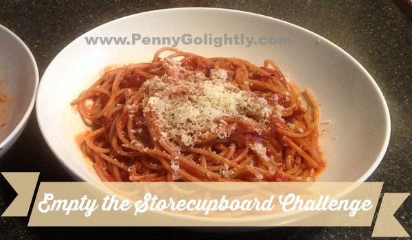 Empty Storecupboard Challenge Wk 12 store cupboard Penny Golightly