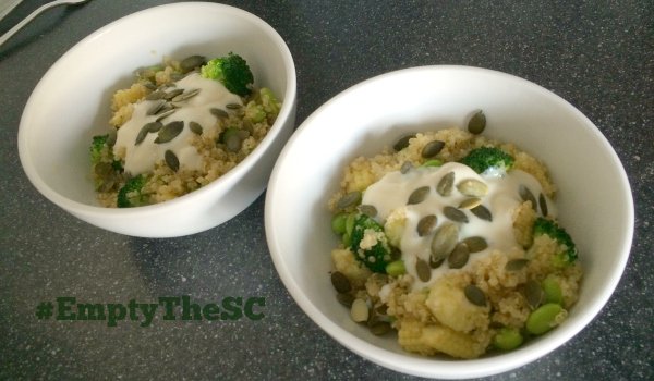 Empty the Storecupboard Challenge 2016 Quinoa superfood salad Penny Golightly