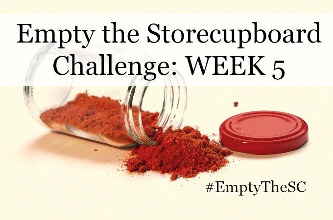 Empty the Storecupboard Challenge store cupboard food waste Penny Golightly Week 5 Five roundup