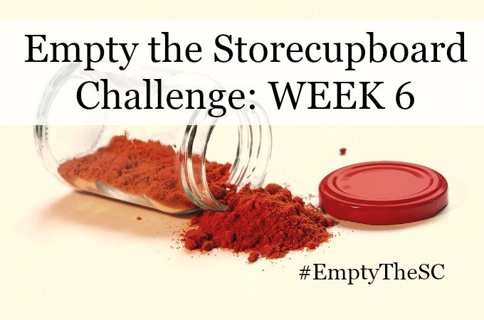 Empty the Storecupboard Challenge store cupboard food waste Penny Golightly Week 6 Six roundup
