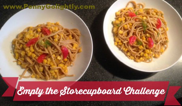 Empty the Storecupboard Challenge Week 14 Penny Golightly