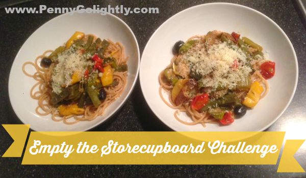 Empty the Storecupboard Challenge Week 16 zero waste store cupboard Penny Golightly