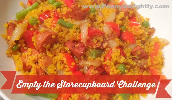 Empty the Storecupboard Challenge week 19 zero waste Penny Golightly