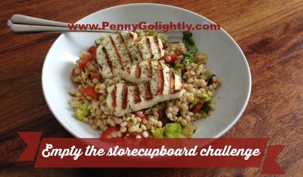 Empty the storecupboard challenge week 4 Penny Golightly 2015 store cupboard