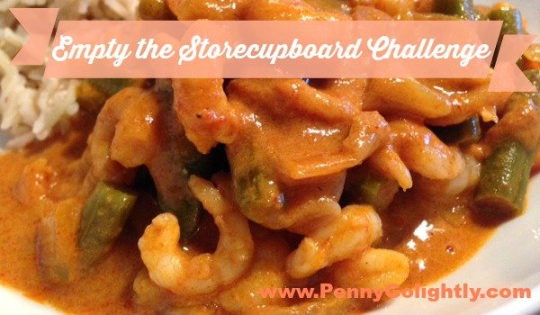 Empty the Storecupboard Challenge week 5 five Penny Golightly