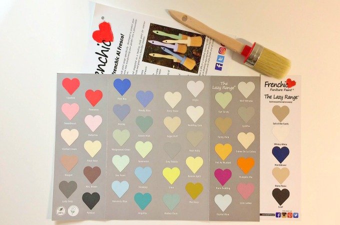 Frenchic furniture paint colour samples