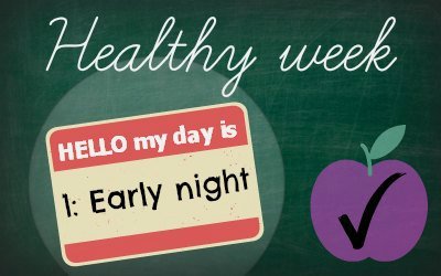 Jump Start Aug: Healthy Week: Day 1