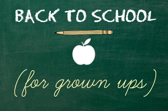 Jump Start back to school for grown ups