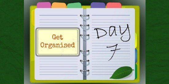 Jump start get organised motivated week day 7 seven