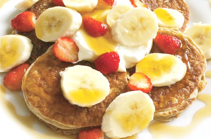 Oaty protein pancakes recipe by Penny Golightly