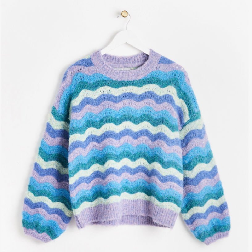 Brightly coloured jumpers for Spring 2024