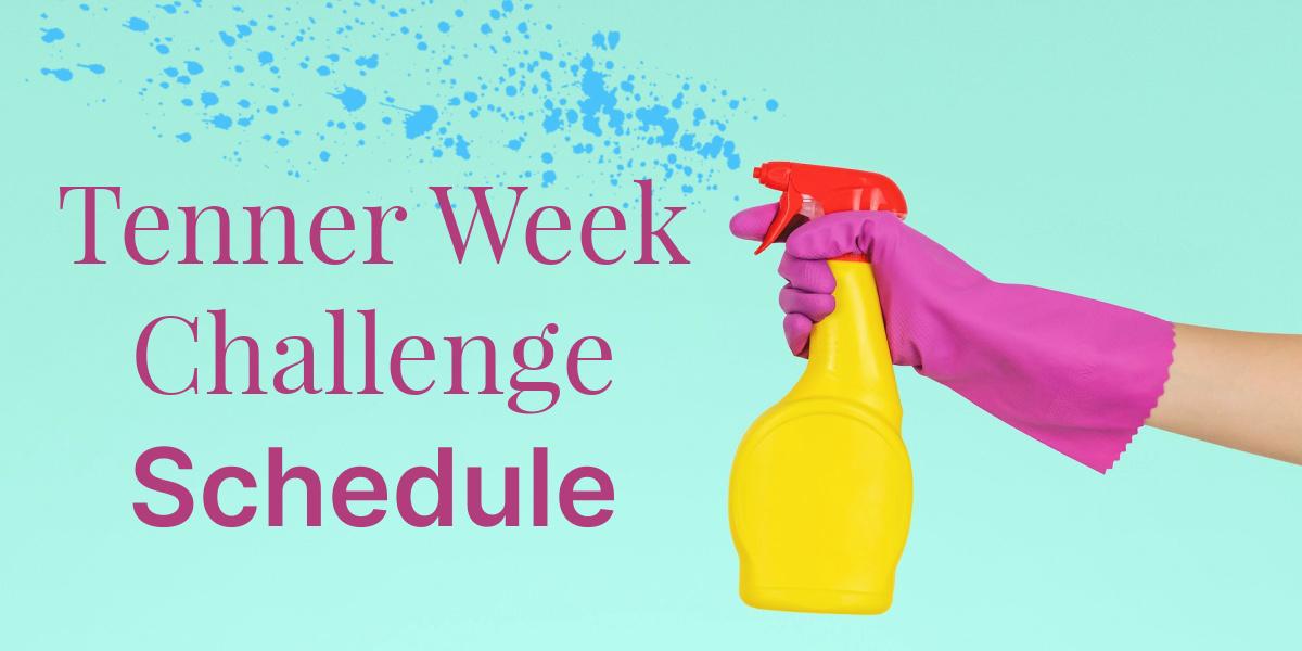 Tenner Week Challenge Feb 2023 Schedule & stocktake