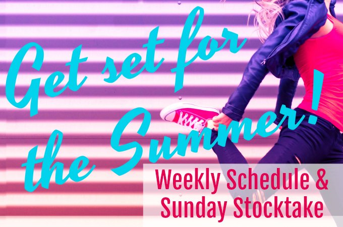 Tenner Week Challenge May 2018 Sechedule and Sunday Stocktake