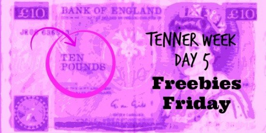 Tenner Week: Day 5: Freebies Friday