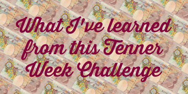 Tenner Week September October 2015 roundup