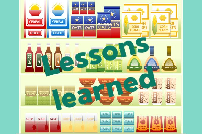 Tidy the Store Cupboard Challenge: My lessons learned