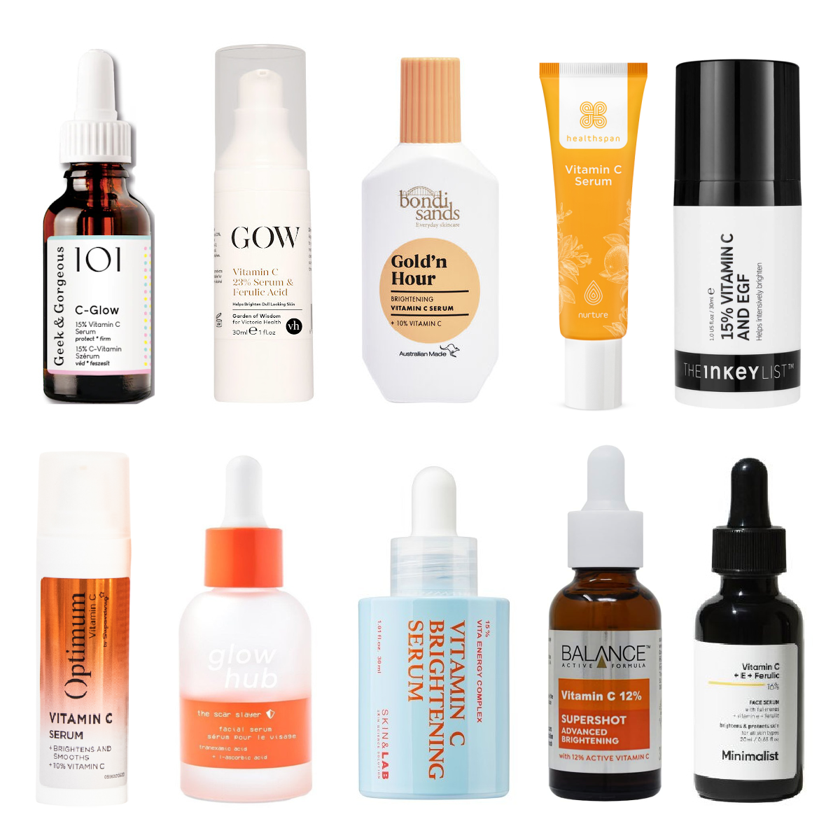 best vitamin C serums under £20